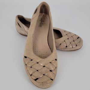 Clarks Suede Ballet Flats